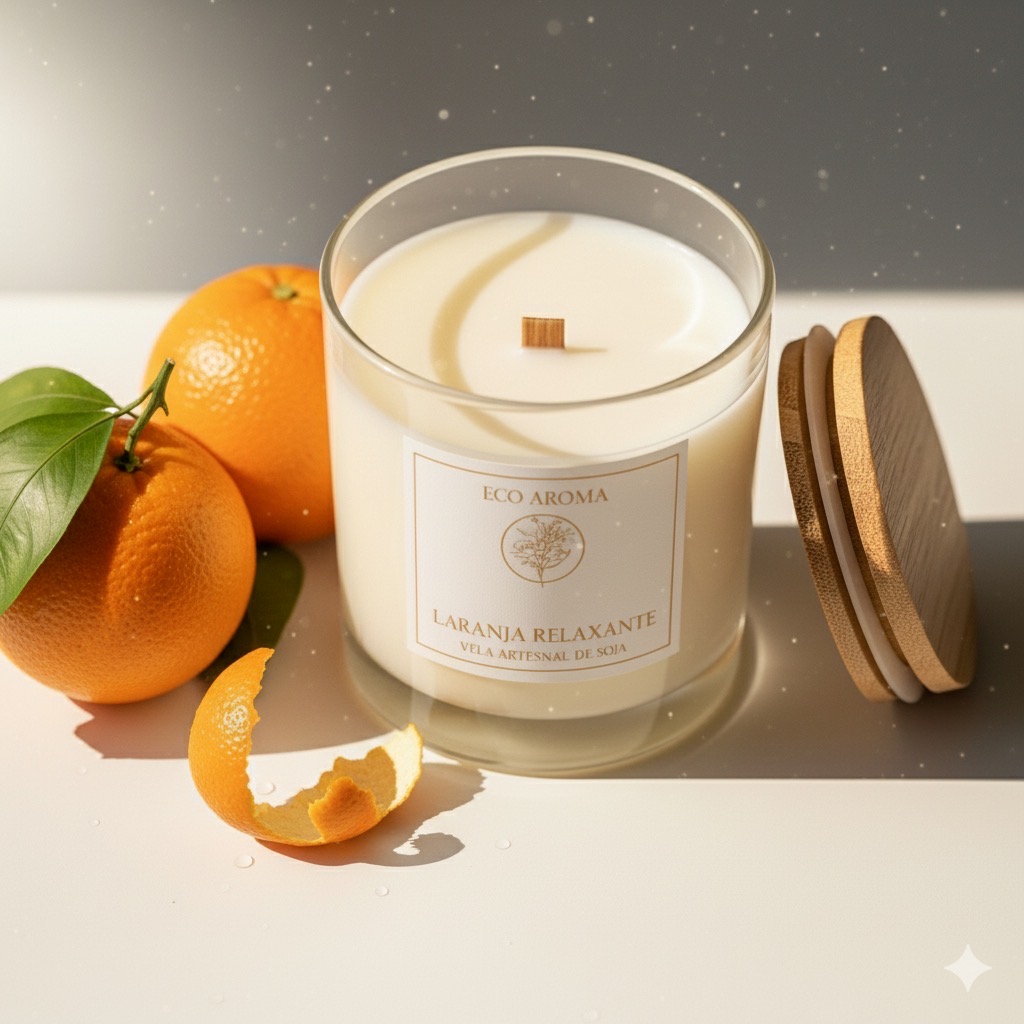 Vela Aromática Laranja